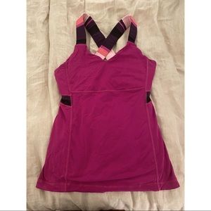 Lulu lemon pink tank top